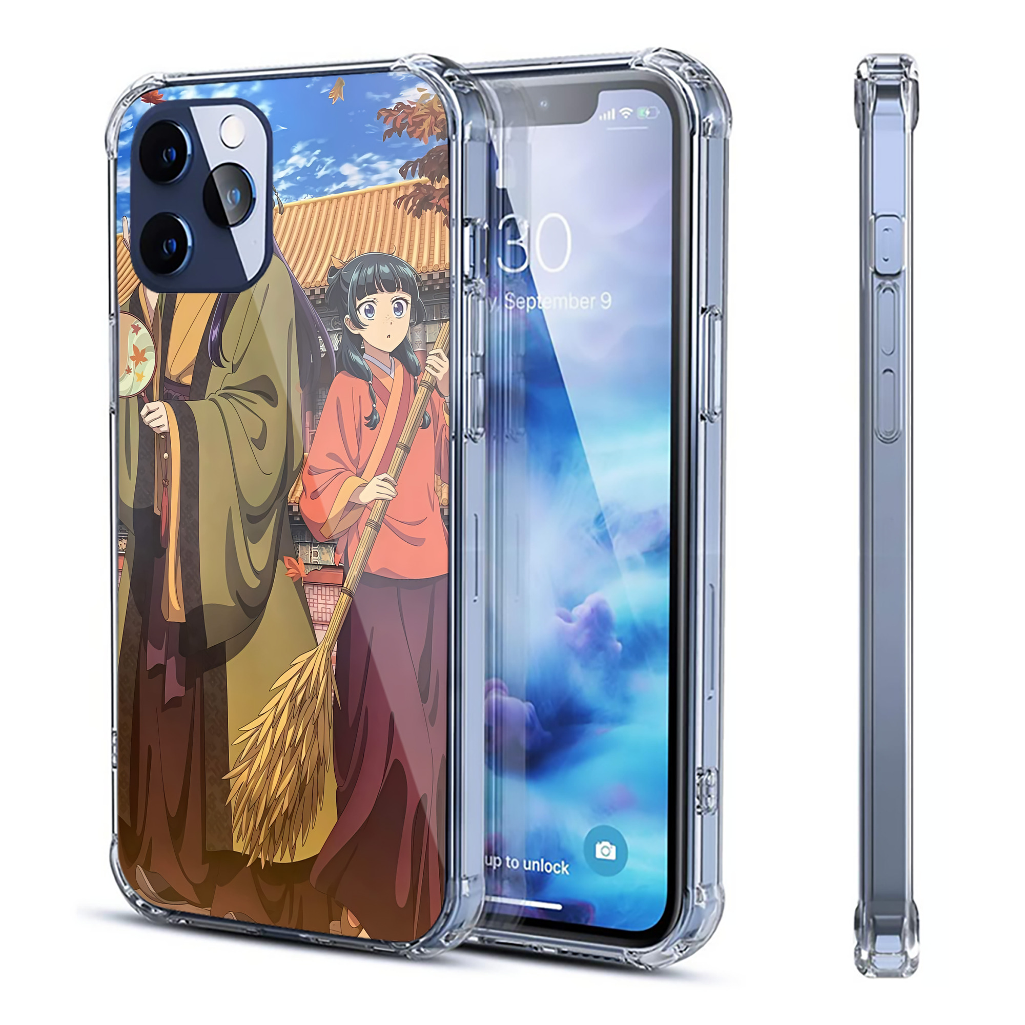 （画像用） 薬屋のひとりごと The Apothecary Diaries 【iPhone 12シリーズ対応】透明スマホケース（クリアソフトケース）